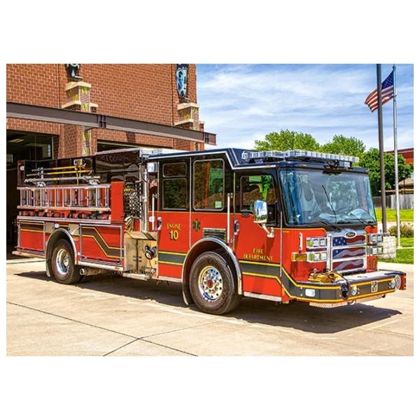 Puzzle 2D Castorland Fire Engine 7+/ Numărul de piese: 180 photo 2