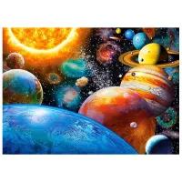 Puzzle 2D Castorland Planets and their Moons 7+/ Numărul de piese: 180 photo 2