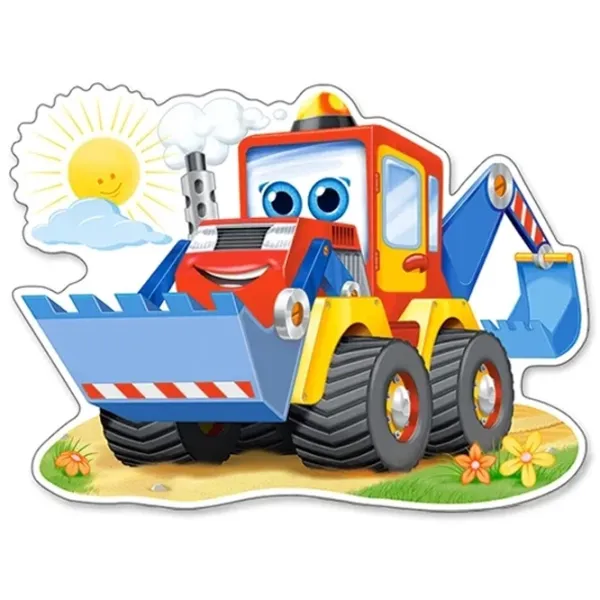 Puzzle 2D Castorland Maxi - Funny Digger 3+/ Numărul de piese: 12 photo 2