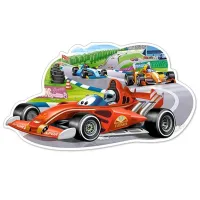 Puzzle 2D Castorland Maxi - Racing Bolide 3+/ Numărul de piese: 12 photo 2