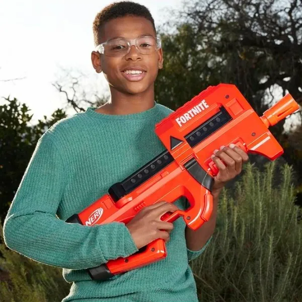 Pistol automat de jucărie Hasbro Nerf Fortnite Compact SMG F4106 8+/ Săgeți/ Red photo 4