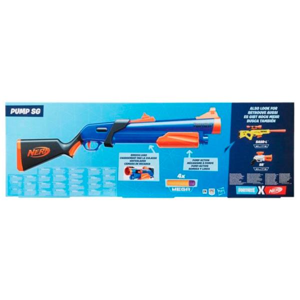 Игрушечный автомат Hasbro Nerf Fortnite Pump SG F0318 8+/ Стрел/ Синий photo 4