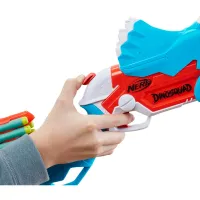 Pistol automat de jucărie Hasbro Nerf Tricerablast F0803 8+/ Săgeți/ Blue photo 6