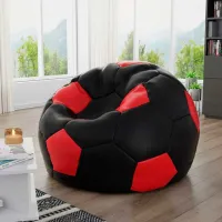 Кресла мешки Bean Bag Mirjan24 Ksante 500 L Кожа/ Полиэстер/ Черный photo 2