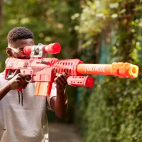 Pistol automat de jucărie Hasbro Nerf Fortnite Heavy SR F0929 8+/ Săgeți/ Red photo 7