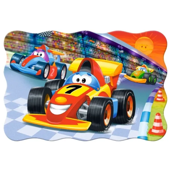 Puzzle 2D Castorland Maxi - Racing Action 3+/ Numărul de piese: 20 photo 2