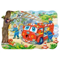 Puzzle 2D Castorland Maxi - Fire Brigade 3+/ Numărul de piese: 20 photo 2