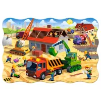 Puzzle 2D Castorland Maxi - House in Construction 3+/ Numărul de piese: 20 photo 2