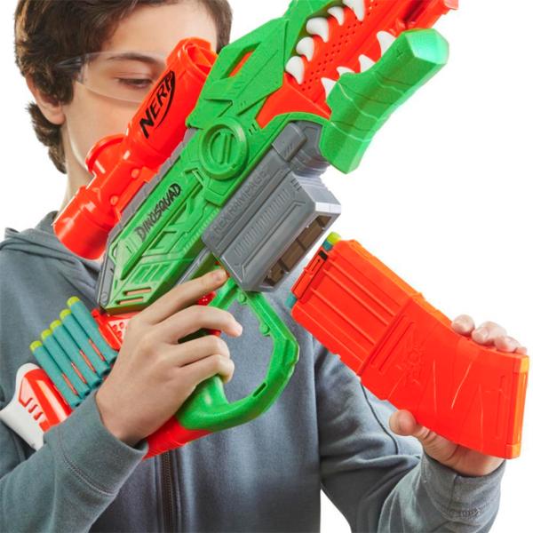 Игрушечный автомат Hasbro Nerf DinoSquad Rex-Rampage F0807 8+/ Стрел/ Оранжевый photo 7