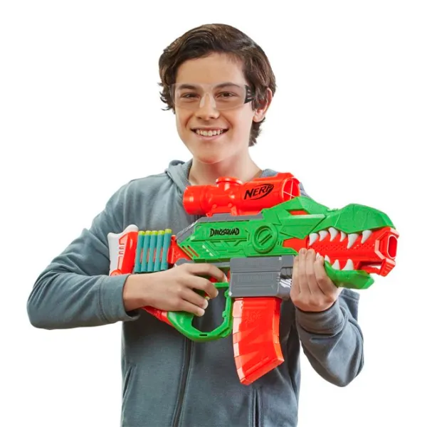 Игрушечный автомат Hasbro Nerf DinoSquad Rex-Rampage F0807 8+/ Стрел/ Оранжевый photo 8