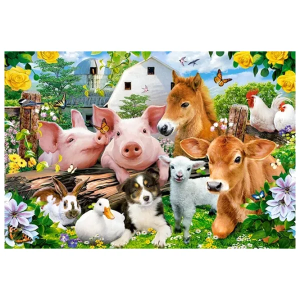 Пазл 2D Castorland Maxi - Farm Friends 4+/ Количество деталей: 40 photo 2