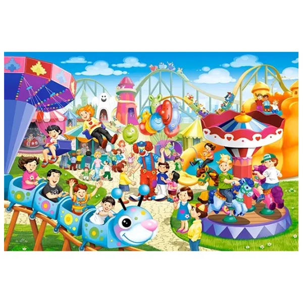 Puzzle 2D Castorland Maxi - Amusement Park 4+/ Numărul de piese: 40 photo 2