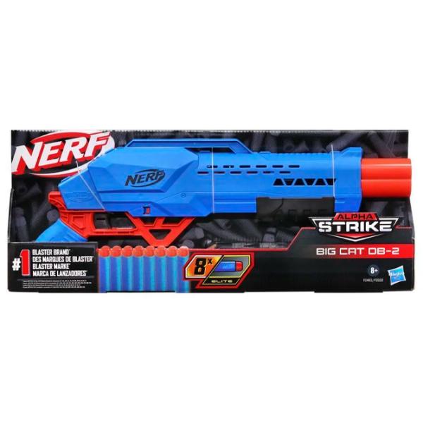 Игрушечный автомат Hasbro Nerf Alpha Strike Blaster F2222 8+/ Стрел/ Синий photo 3