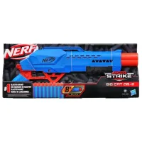 Pistol automat de jucărie Hasbro Nerf Alpha Strike Blaster F2222 8+/ Săgeți/ Blue photo 3