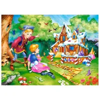 Puzzle 2D Castorland Hansel and Gretel 5+/ Numărul de piese: 70 photo 2
