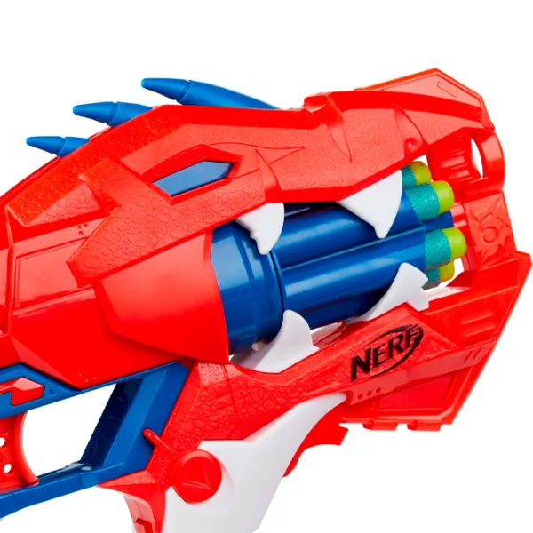 Pistol automat de jucărie Hasbro Nerf Dinosquad Raptor-Slash F2475 8+/ Săgeți/ Red photo 4 Pistol automat de jucărie Hasbro Nerf Dinosquad Raptor-Slash F2475 8+/ Săgeți/ Red photo 4