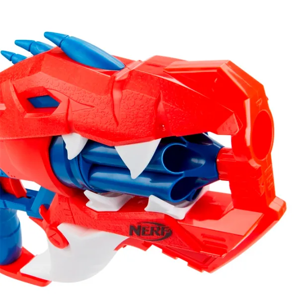Pistol automat de jucărie Hasbro Nerf Dinosquad Raptor-Slash F2475 8+/ Săgeți/ Red photo 6 Pistol automat de jucărie Hasbro Nerf Dinosquad Raptor-Slash F2475 8+/ Săgeți/ Red photo 6
