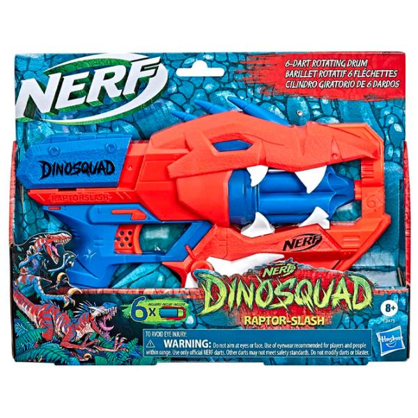 Pistol automat de jucărie Hasbro Nerf Dinosquad Raptor-Slash F2475 8+/ Săgeți/ Red photo 7 Pistol automat de jucărie Hasbro Nerf Dinosquad Raptor-Slash F2475 8+/ Săgeți/ Red photo 7