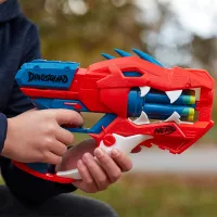Pistol automat de jucărie Hasbro Nerf Dinosquad Raptor-Slash F2475 8+/ Săgeți/ Red photo 10