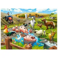 Puzzle 2D Castorland Life on the Farm 5+/ Numărul de piese: 70 photo 2