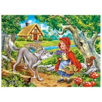 Puzzle 2D Castorland Little Red Riding Hood 5+/ Numărul de piese: 70 photo 2