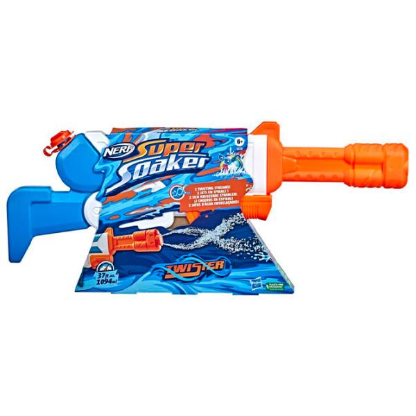 Водяной пистолет Hasbro Nerf Super Soaker Water Blaster Twister F3884 6+/ Вода/ Синий photo 2