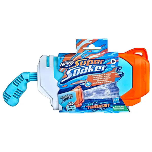 Водяной пистолет Hasbro Nerf Super Soaker Water Blaster Torrent F3889 6+/ Вода/ Синий photo 2