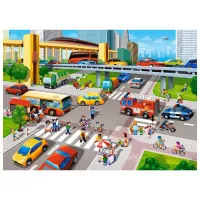Puzzle 2D Castorland City Rush 5+/ Numărul de piese: 70 photo 2