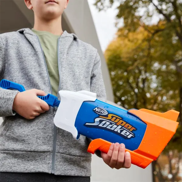 Водяной пистолет Hasbro Nerf Super Soaker Water Blaster Rainstorm F3890 6+/ Вода/ Синий photo 5