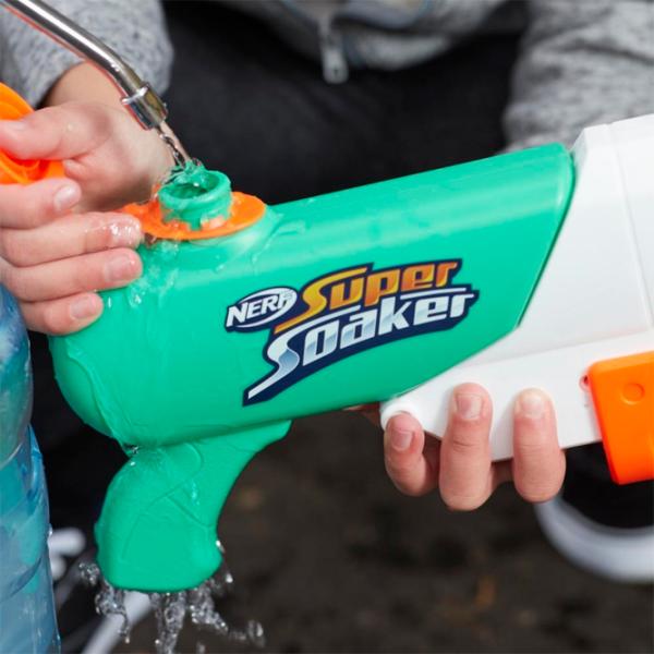 Водяной пистолет Hasbro Nerf Super Soaker Water Blaster Hydro Frenzy F3891 6+/ Вода/ Бирюзовый photo 5