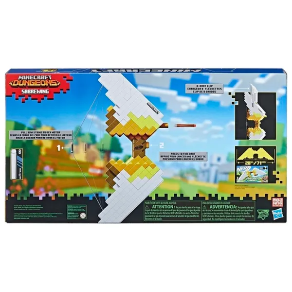 Лук Hasbro Nerf Minecraft Sabrewing F4733 8+/ Стрел/ Белый photo 2