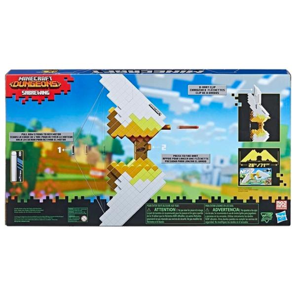 Лук Hasbro Nerf Minecraft Sabrewing F4733 8+/ Стрел/ Белый photo 2