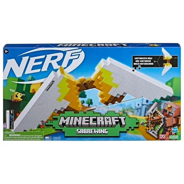Лук Hasbro Nerf Minecraft Sabrewing F4733 8+/ Стрел/ Белый photo 3