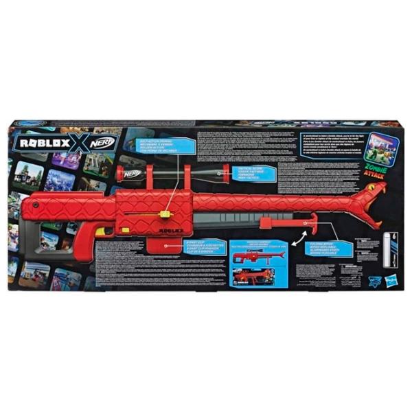 Pistol automat de jucărie Hasbro Nerf Roblox Zombie Attack Viper Strike F5483 8+/ Săgeți/ Red photo 4 Pistol automat de jucărie Hasbro Nerf Roblox Zombie Attack Viper Strike F5483 8+/ Săgeți/ Red photo 4