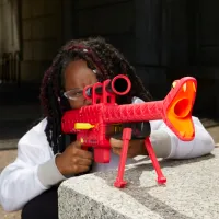Pistol automat de jucărie Hasbro Nerf Roblox Zombie Attack Viper Strike F5483 8+/ Săgeți/ Red photo 6