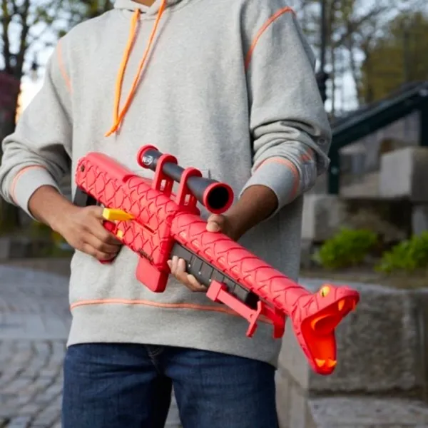 Pistol automat de jucărie Hasbro Nerf Roblox Zombie Attack Viper Strike F5483 8+/ Săgeți/ Red photo 8 Pistol automat de jucărie Hasbro Nerf Roblox Zombie Attack Viper Strike F5483 8+/ Săgeți/ Red photo 8