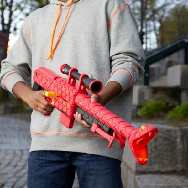Pistol automat de jucărie Hasbro Nerf Roblox Zombie Attack Viper Strike F5483 8+/ Săgeți/ Red photo 8 Pistol automat de jucărie Hasbro Nerf Roblox Zombie Attack Viper Strike F5483 8+/ Săgeți/ Red photo 8
