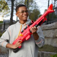 Pistol automat de jucărie Hasbro Nerf Roblox Zombie Attack Viper Strike F5483 8+/ Săgeți/ Red photo 10
