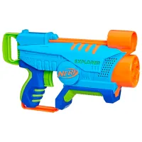 Pistol automat de jucărie Hasbro Nerf Elite Junior Explorer Easy-Play F6367 6+/ Săgeți/ Abastru deschis photo 3