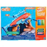 Pistol automat de jucărie Hasbro Nerf Elite Junior Explorer Easy-Play F6367 6+/ Săgeți/ Abastru deschis photo 9