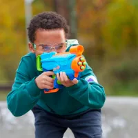 Pistol automat de jucărie Hasbro Nerf Elite Junior Explorer Easy-Play F6367 6+/ Săgeți/ Abastru deschis photo 14