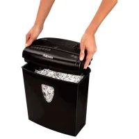 Shredder Fellowes Powershred® 8C DIN Level P-4 15 l Black photo 3