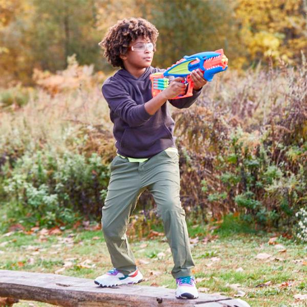 Pistol automat de jucărie Hasbro Nerf DinoSquad Terrodak F6313 8+/ Săgeți/ Red photo 7