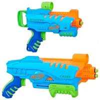 Pistol automat de jucărie Hasbro Nerf Elite Junior Ultimate Starter Set F6369 6+/ Săgeți/ Abastru deschis photo 2
