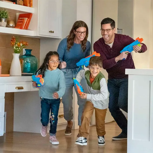 Игрушечный автомат Hasbro Nerf Elite Junior Ultimate Starter Set F6369 6+/ Стрел/ Голубой photo 5