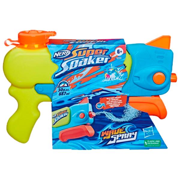 Водяной пистолет Hasbro Nerf Super Soaker Wave Spray F6397 6+/ Вода/ Зелёный photo 2