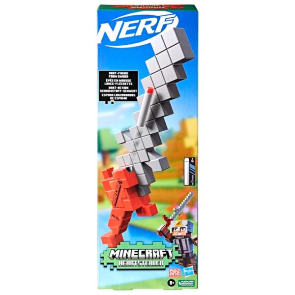 Игрушечное оружие Hasbro Nerf Minecraft Heartstealer F7597 8+ / Стрел / Серый photo 2 Игрушечное оружие Hasbro Nerf Minecraft Heartstealer F7597 8+ / Стрел / Серый photo 2