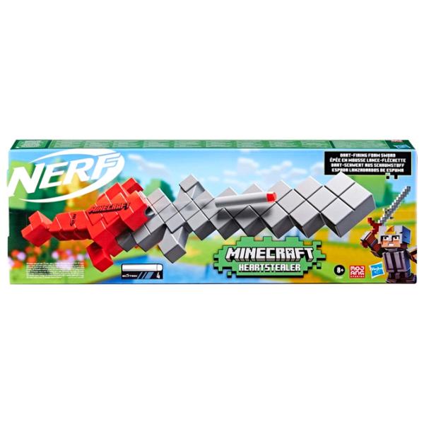Игрушечное оружие Hasbro Nerf Minecraft Heartstealer F7597 8+ / Стрел / Серый photo 3 Игрушечное оружие Hasbro Nerf Minecraft Heartstealer F7597 8+ / Стрел / Серый photo 3