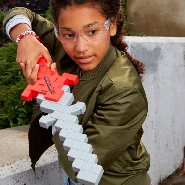 Игрушечное оружие Hasbro Nerf Minecraft Heartstealer F7597 8+ / Стрел / Серый photo 4 Игрушечное оружие Hasbro Nerf Minecraft Heartstealer F7597 8+ / Стрел / Серый photo 4