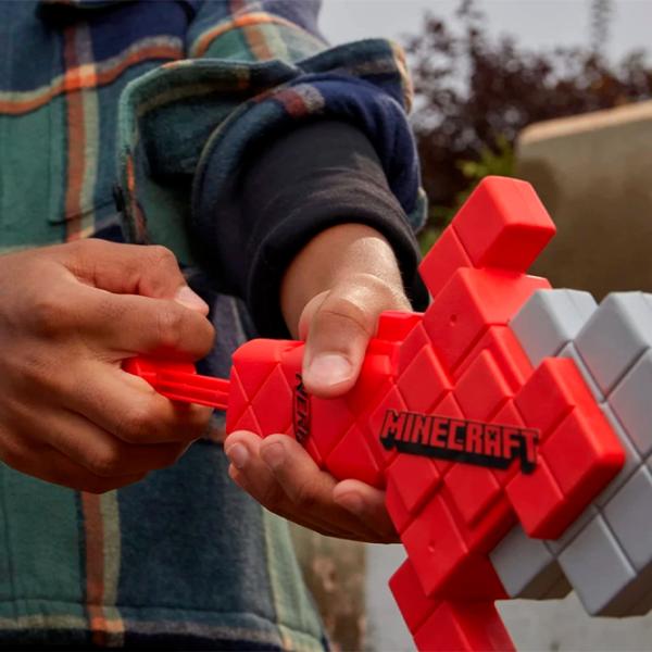 Игрушечное оружие Hasbro Nerf Minecraft Heartstealer F7597 8+ / Стрел / Серый photo 7 Игрушечное оружие Hasbro Nerf Minecraft Heartstealer F7597 8+ / Стрел / Серый photo 7